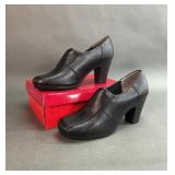 Aerosoles Isere River Black Heeled Booties