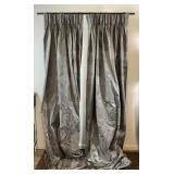 Pair of Pleated Curtain Panels