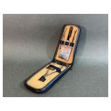 Vintage German La Cross Leather Manicure Set