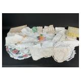 Assorted Doilies and Table Linens