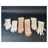 Vintage French and Italian Leather Gloves