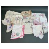 Vintage Embroidered Linens