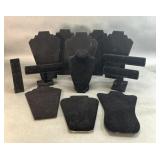 Black Felt Jewelry Displays
