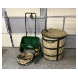 Scotts Spreader and Collapsible Barrels
