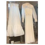 Vintage Wedding Dress, Garter