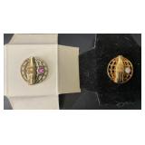 18K Coca Cola Service Pins