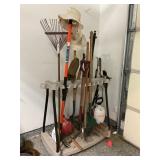 Suncast Yard Tools Organizer with Tools