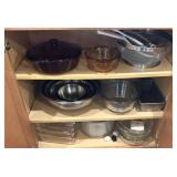 Mixing and Baking Dishes incl Pyrex
