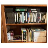Vintage Computer Books and VHS Tapes