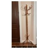 Vintage Wood Hall Tree