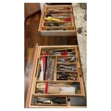 Kitchen Items in Bamboo Organizers