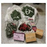 Christmas Trees, Wreaths and Greenery