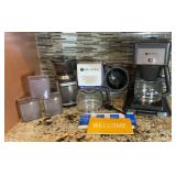Bunn Coffee Maker and Cuisinart Grinder