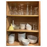 Dishes and Stemware