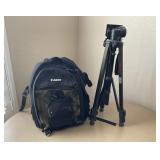 Canon Camera Bag And Kalimar Tripod