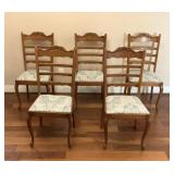 Vintage Wood Dining Chairs