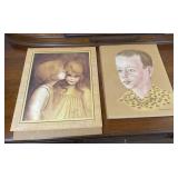 Vintage Margaret Kane Print and 1959 Portrait