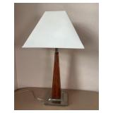 Craftsman Style Wood Base Lamp