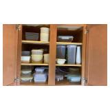 Cabinet of Storage incl Tupperware