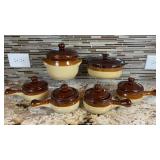 Vintage Stoneware Soup and Bean Pot