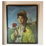 Vintage Henry Major Framed Art Print