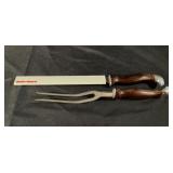 Vintage Cutco Carving Knife and Fork Set