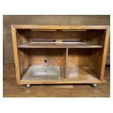 Wood Rolling Kitchen Cart