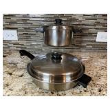 Vintage Saladmaster Pots and Skillet