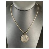 Retired James Avery Sailboat Pendant on Chain