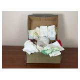 Box of Handkerchief and Scarves