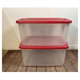 Pair of Sterilite Storage Containers