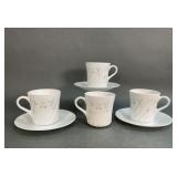 Corning Mugs with Corelle Saucers