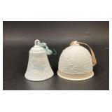 Lladro and Hallmark Ceramic Bells