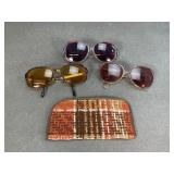 Vintage Prescription Sunglasses and Case
