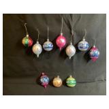 Vintage Hand Painted Ornaments marked Poland