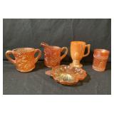 Carnival Glass and Lusterware