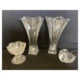 Crystal Vases and Decor
