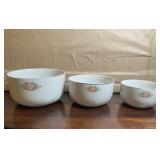 Vintage Halls Nested Ceramic Bowls