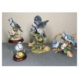 Andrea Blue Jay Porcelain Bird Figures