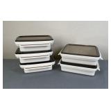 Vintage Plastic Refrigerator Storage Containers