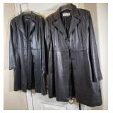 Jones New York Long Leather Jackets