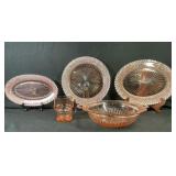 Vintage Hocking Pink Depression Glass