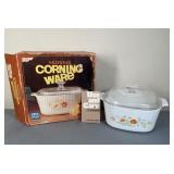 Wildflower Corning Ware 3QT Casserole in Box