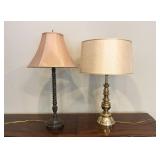 Metal and Vintage Brass Lamps