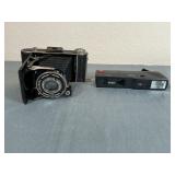 Vintage Prontor II and Vivitar Cameras