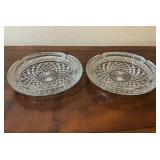 Vintage Wexford Diamond Glass Ash Trays
