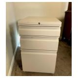 Three Drawer Rolling File Cabinet