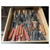 Drawer of Assorted Knives