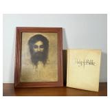 Veronica's Veil Jesus Print and Catholic Bible