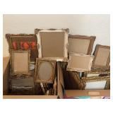 Two Boxes of Ornate Resin Frames